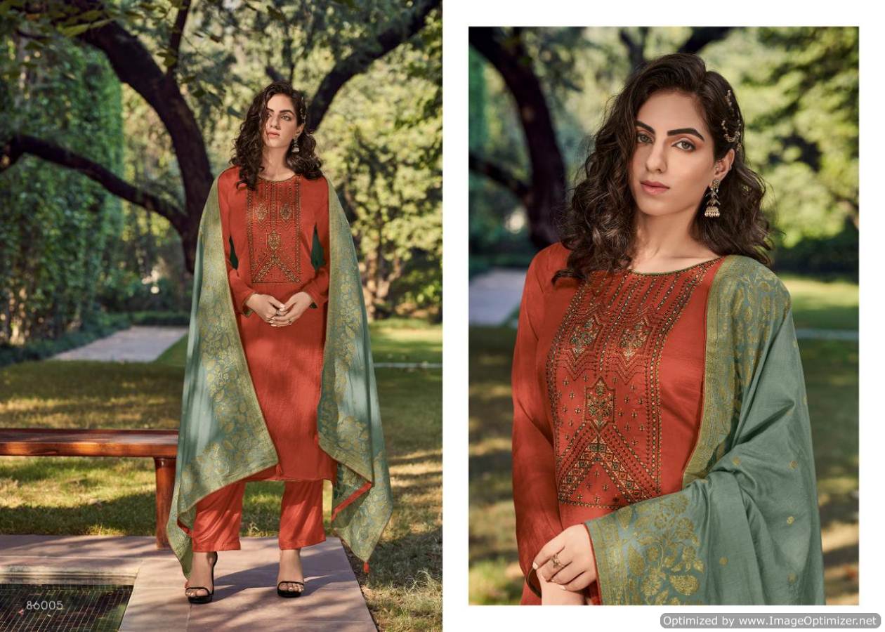 Deepsy Royal Touch 3 Designer Silk Heavy Embroidered Party Wear Dress Material collection at Wholesale Price